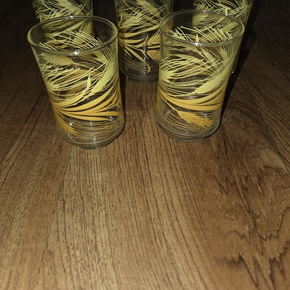 Libbey Golden Harvest Wheat Juice Glasses Set Of 5 - Picture 2 of 6